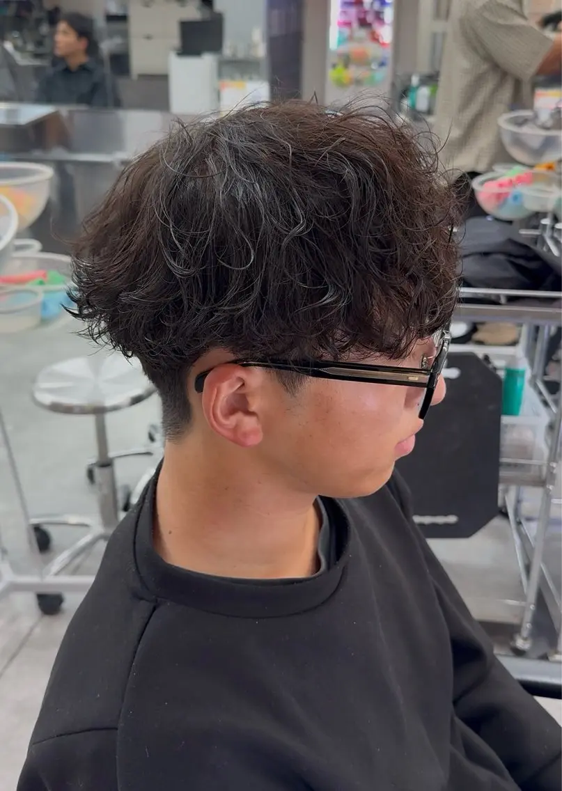 メンズ カット パーマ トリートメント ✨曲がる縮毛矯正✨ メンズ特化YUIのヘアスタイル