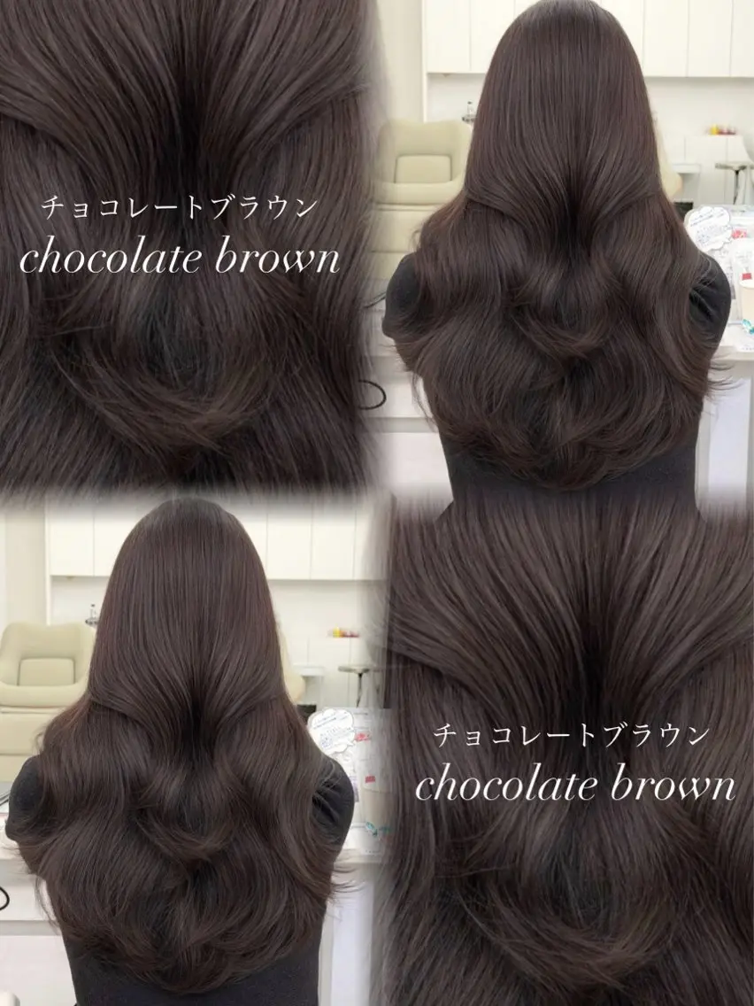 ロング カラー カット ヘアカラー トリートメント 韓国ヘア　紗希 🦋のヘアスタイル