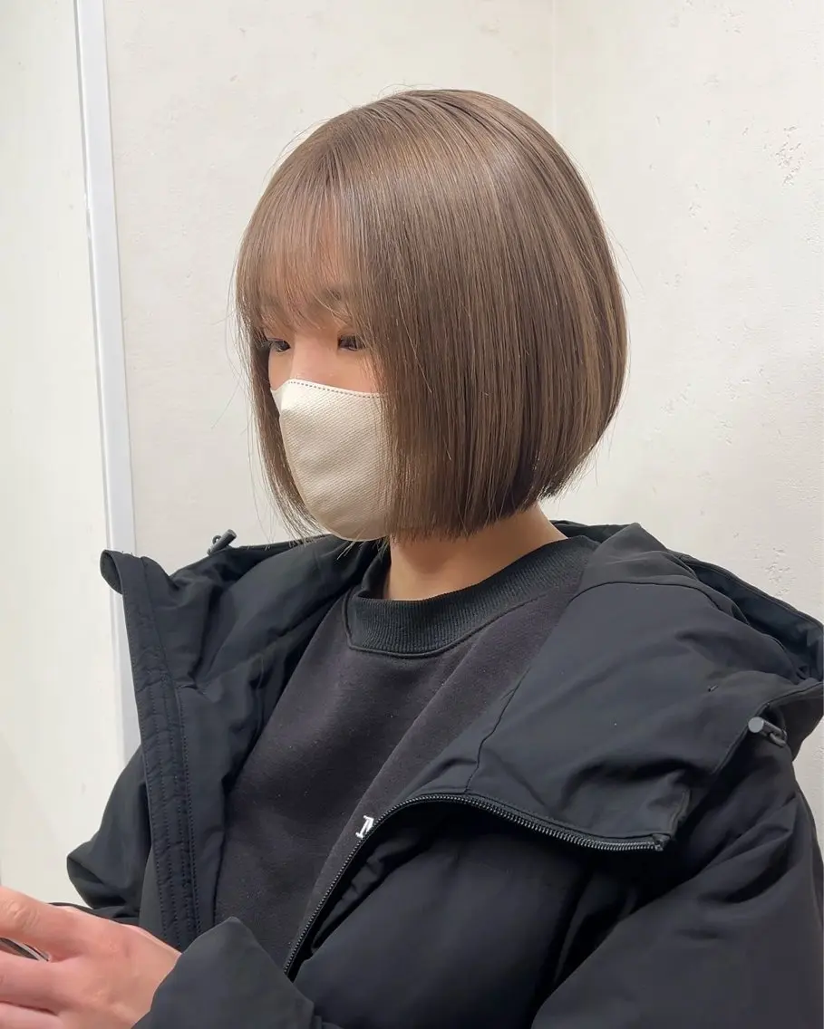 ショート カラー カット ヘアカラー パーマ/ハイトーン /吉田眞のヘアスタイル