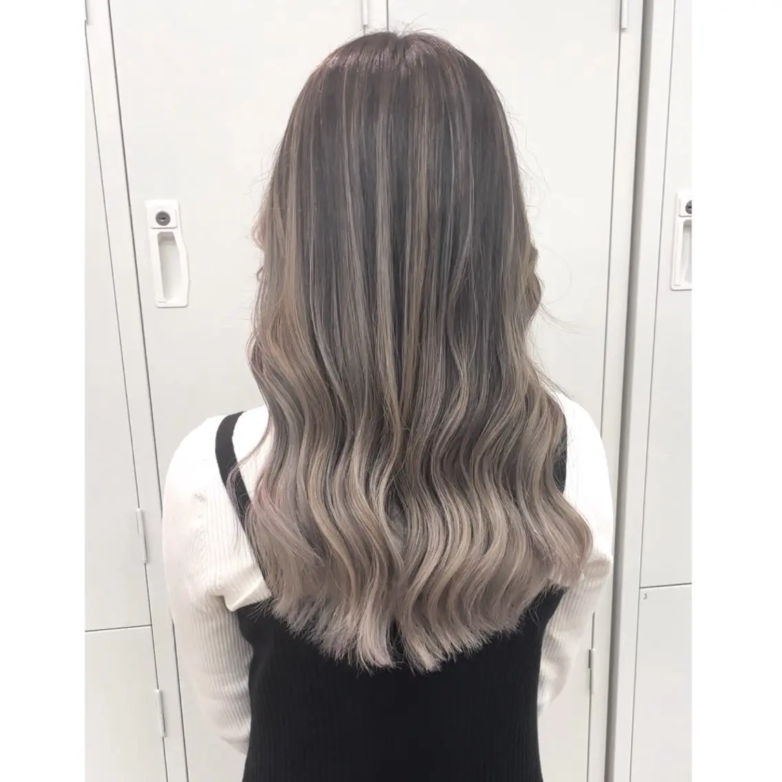 ロング カラー カット ヘアカラー トリートメント 奥山義進/大宮 /ダブルカラーのヘアスタイル