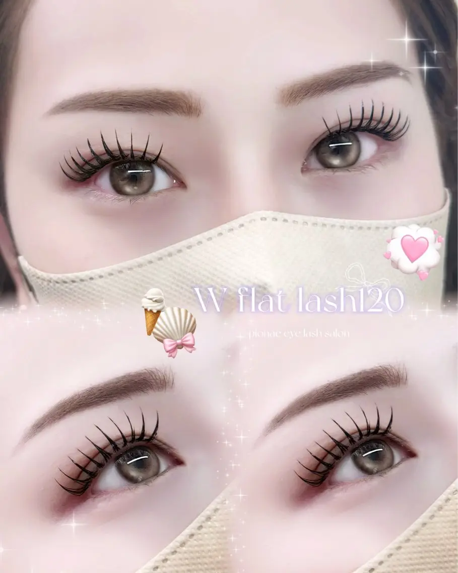 【 minimo 限定 】　♡W flat lash 80本♡の写真