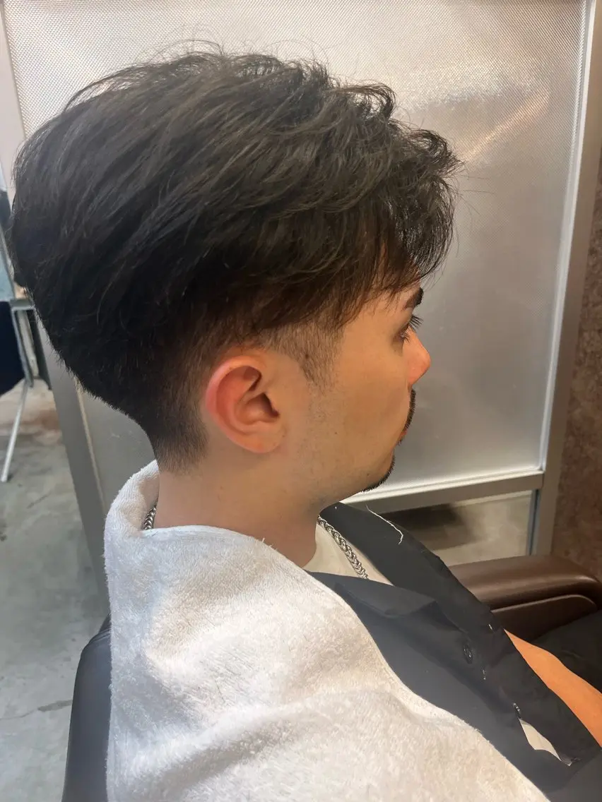 ミディアム メンズ 清水 寧生のヘアスタイル