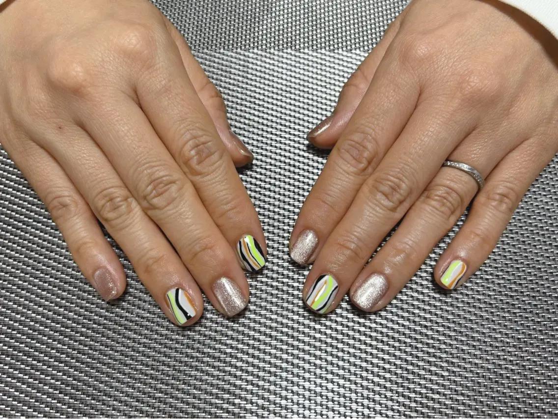 ネイル 黄色 ハンドネイル i nailのネイルデザイン