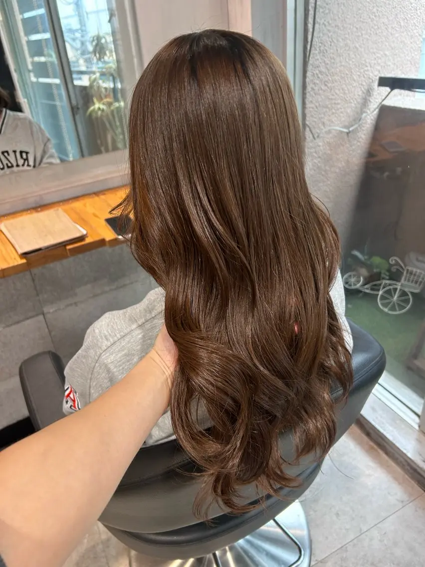 ロング カット ヘアカラー ヘッドスパ レイヤーStyle 🪽菜々実のヘアスタイル