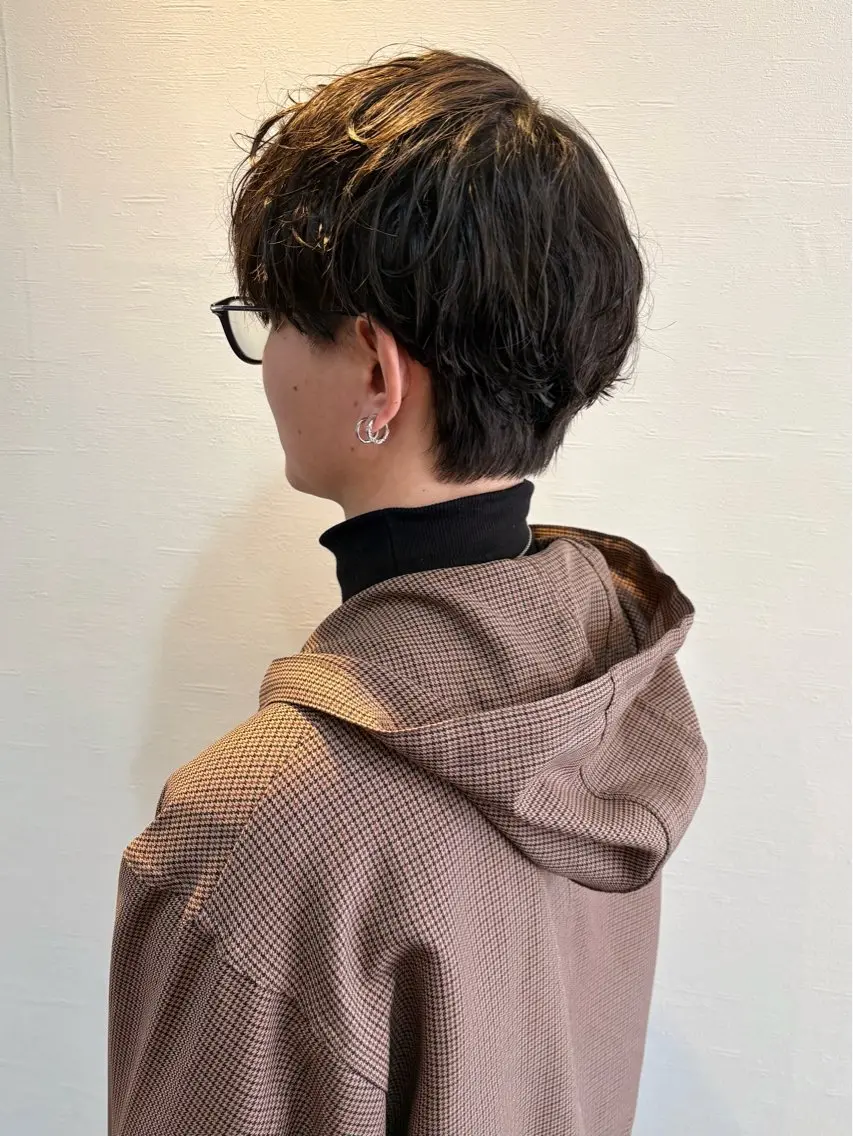 ショート パーマ メンズ カット パーマ 𝘒𝘺𝘰𝘬𝘢 🌿‬のヘアスタイル