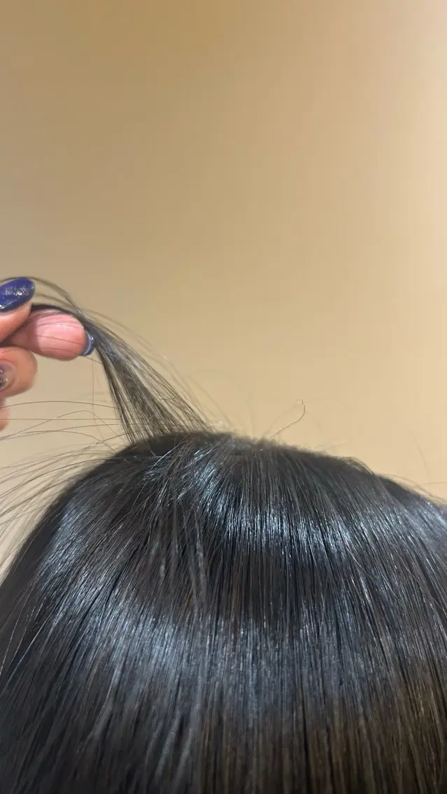 カラー 黒髪 透明感カラー MIYUU心優/ カットモデル様募集中のヘアスタイル