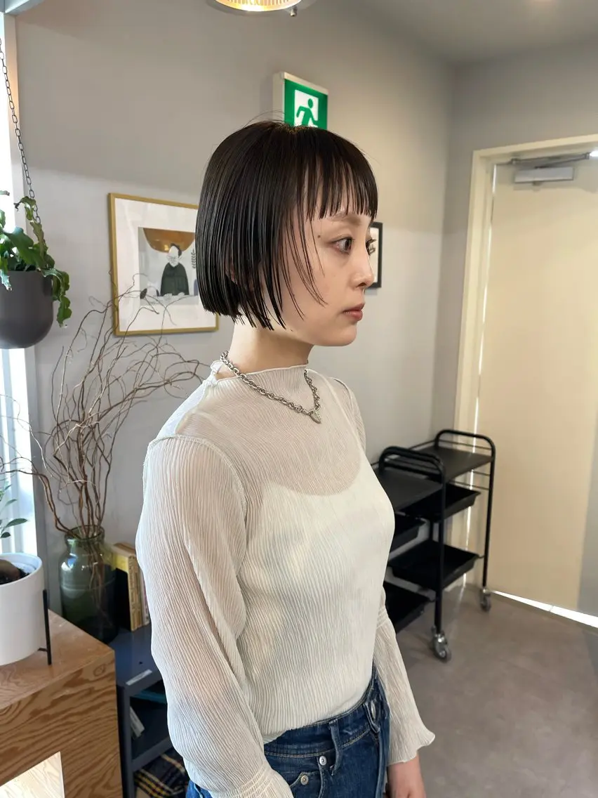 ショート カラー ボブ カット ヘアカラー トリートメント 丁寧なカウンセリング 🌿KENTA🌿のヘアスタイル