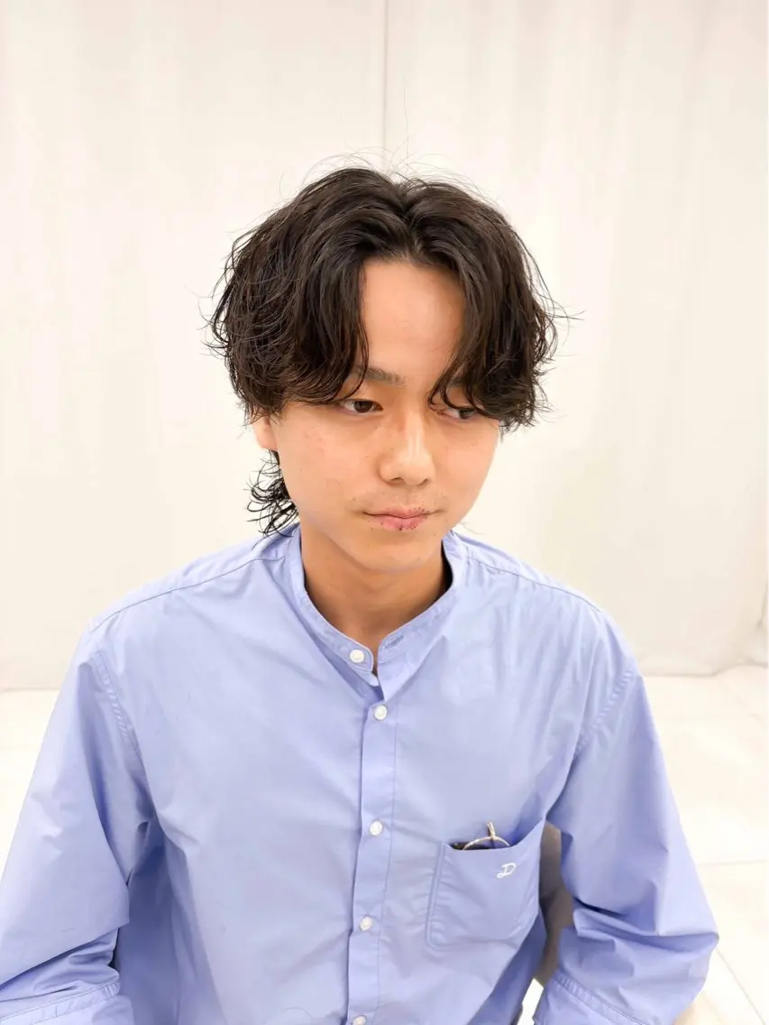 💫シャドウパーマ➕カットの写真