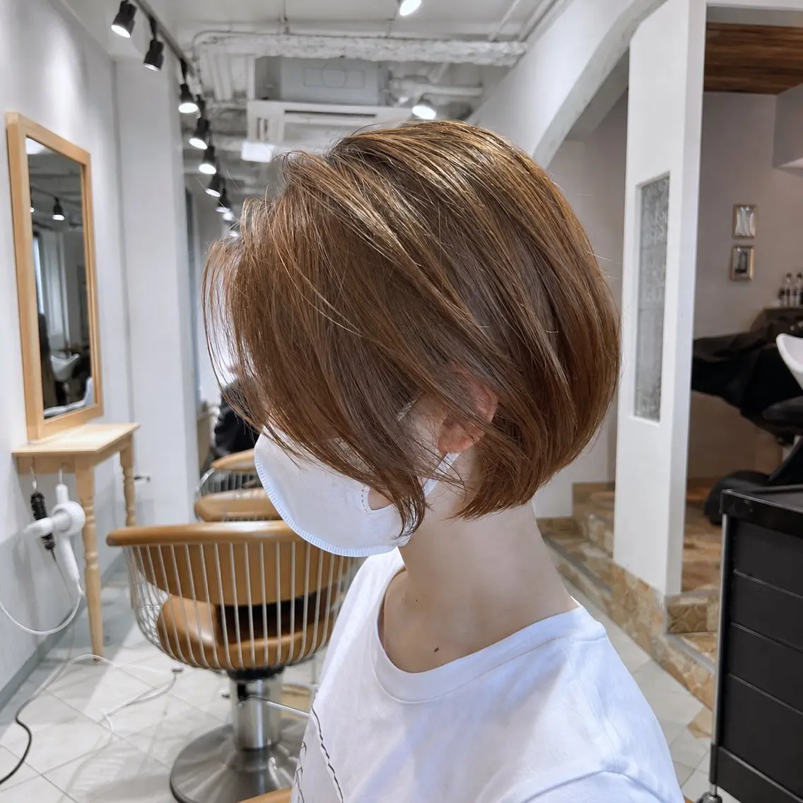 ショート ヘアカラー トリートメント 縮毛矯正/髪質改善 小野竜聖のヘアスタイル