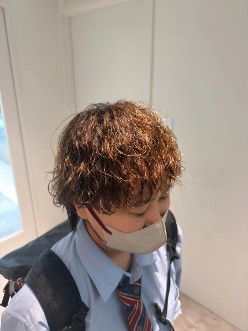 ショート カラー パーマ fifth 児玉達哉 当日予約🙆のヘアスタイル