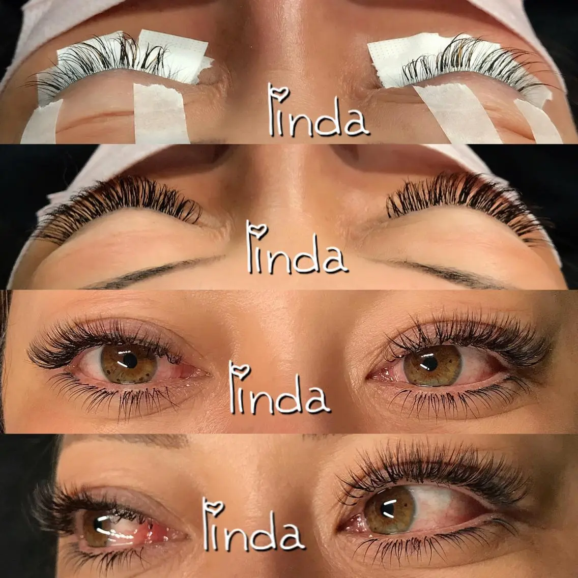マツエク・マツパ 付け放題 linda lashesのマツエク・マツパデザイン