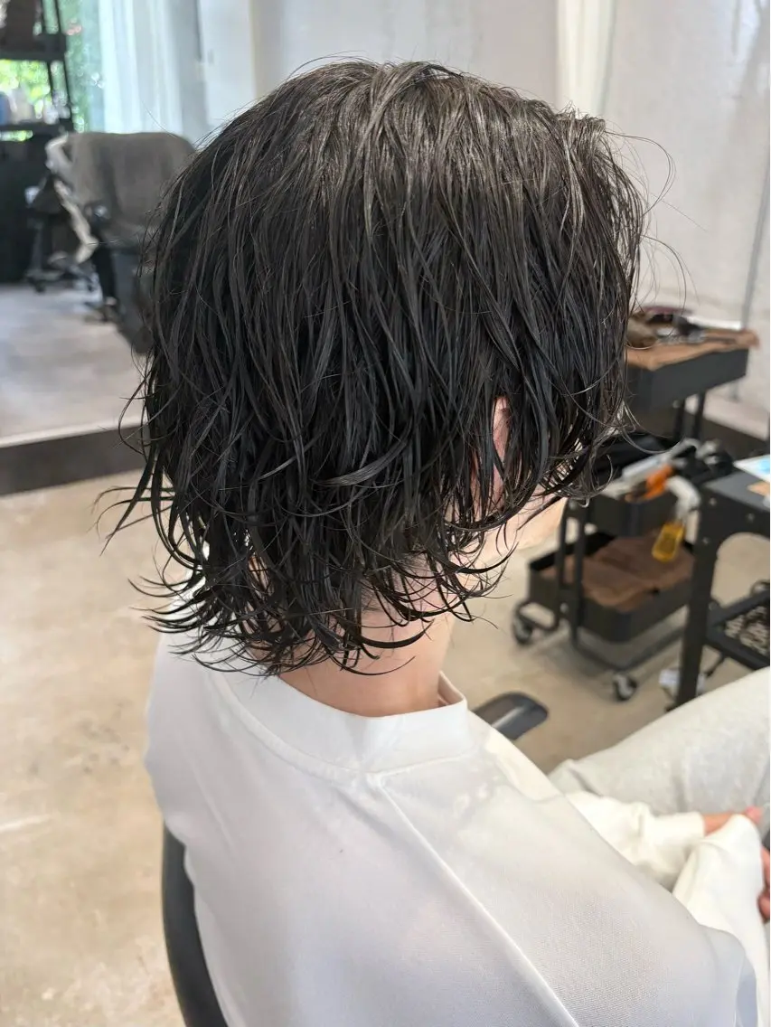パーマ メンズ カット パーマ メンズパーマ特化🔥 ツイスパ/シャドウのヘアスタイル