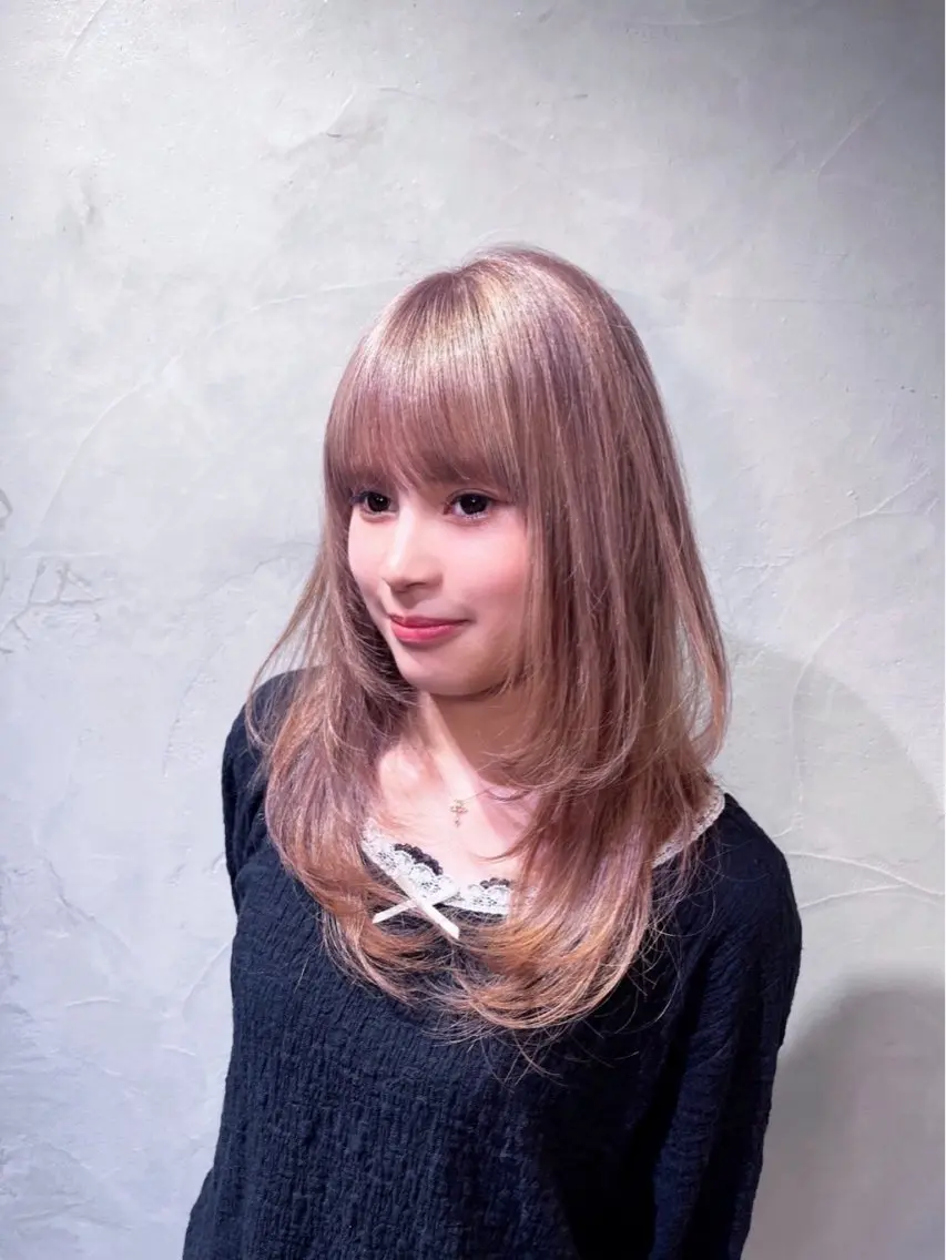 セミロング カラー HAIR SALON mimiのヘアスタイル