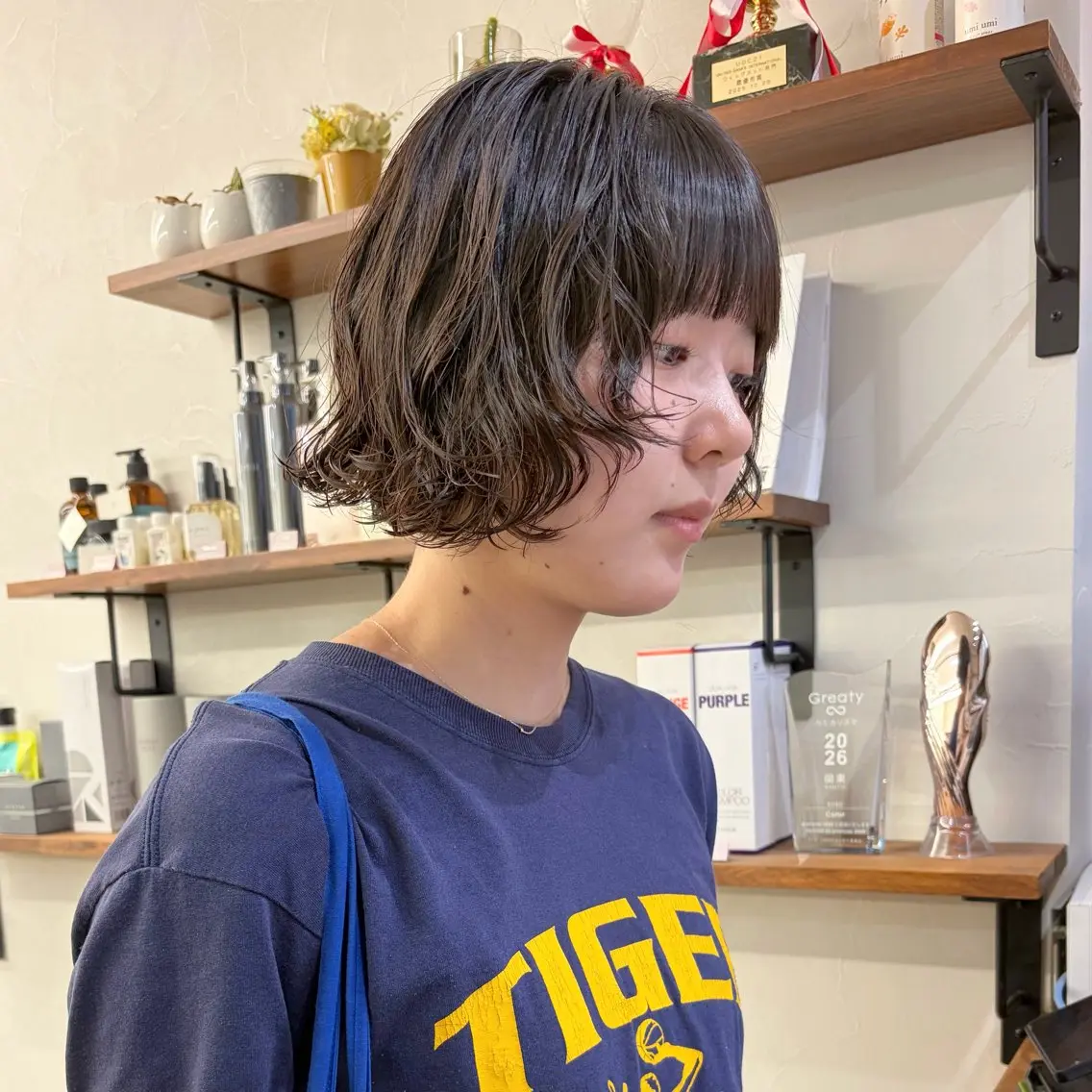 ショート パーマ ボブ 髪質改善 レイヤーカット 似合わせカット ショートヘア カット パーマ トリートメント 初めてのショート お任せください✂️のヘアスタイル