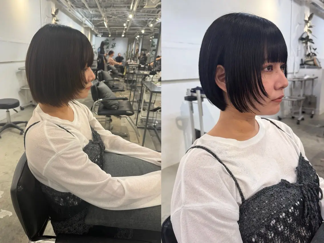 ショート カット ヘアカラー 骨格診断で絶対可愛い ✨丸みショート✨凌弥のヘアスタイル