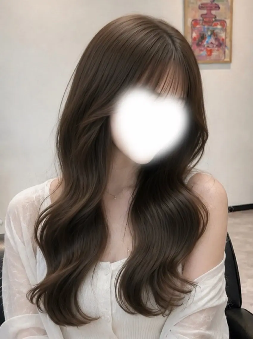 セミロング カット ヘアカラー トリートメント 韓国ヘア/館林美容室 /髪質改善/涼のヘアスタイル