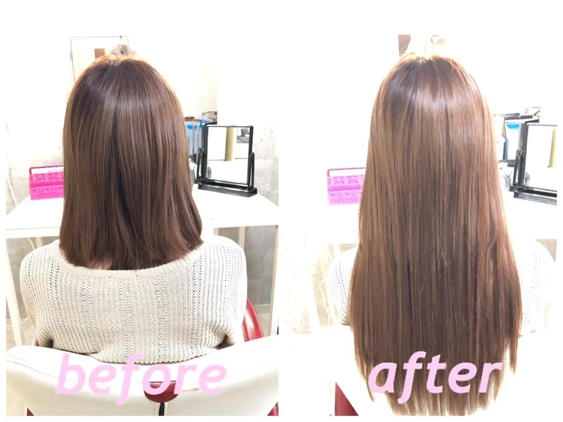 ロング エクステ 🌸ドレスアップ 心斎橋店🌸のヘアスタイル