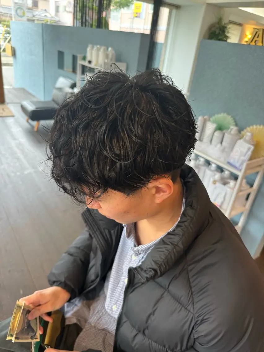 パーマ メンズ 羽田 彩晶のヘアスタイル