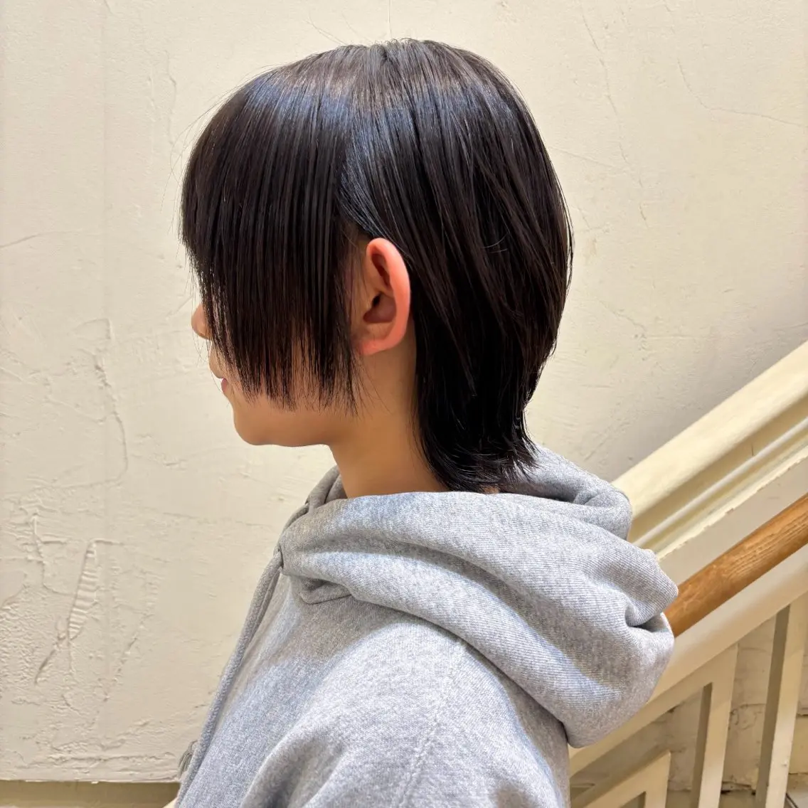 ミディアム くびれヘア ウルフカット 加藤 くるみのヘアスタイル