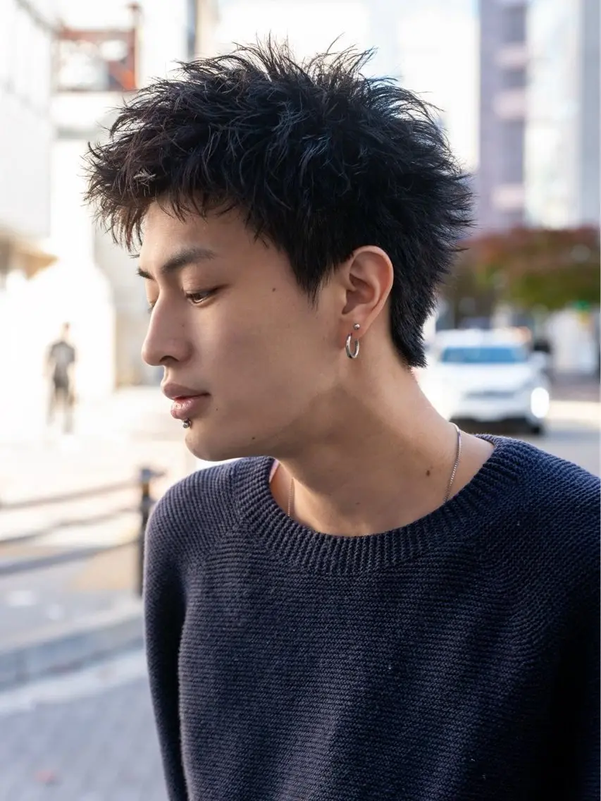 メンズ 安藤幹人 メンズパーマのヘアスタイル