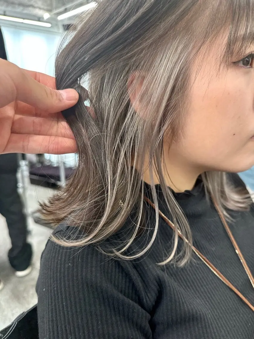 カラー カット ヘアカラー トリートメント ブリーチダブルカラー 【koide】のヘアスタイル