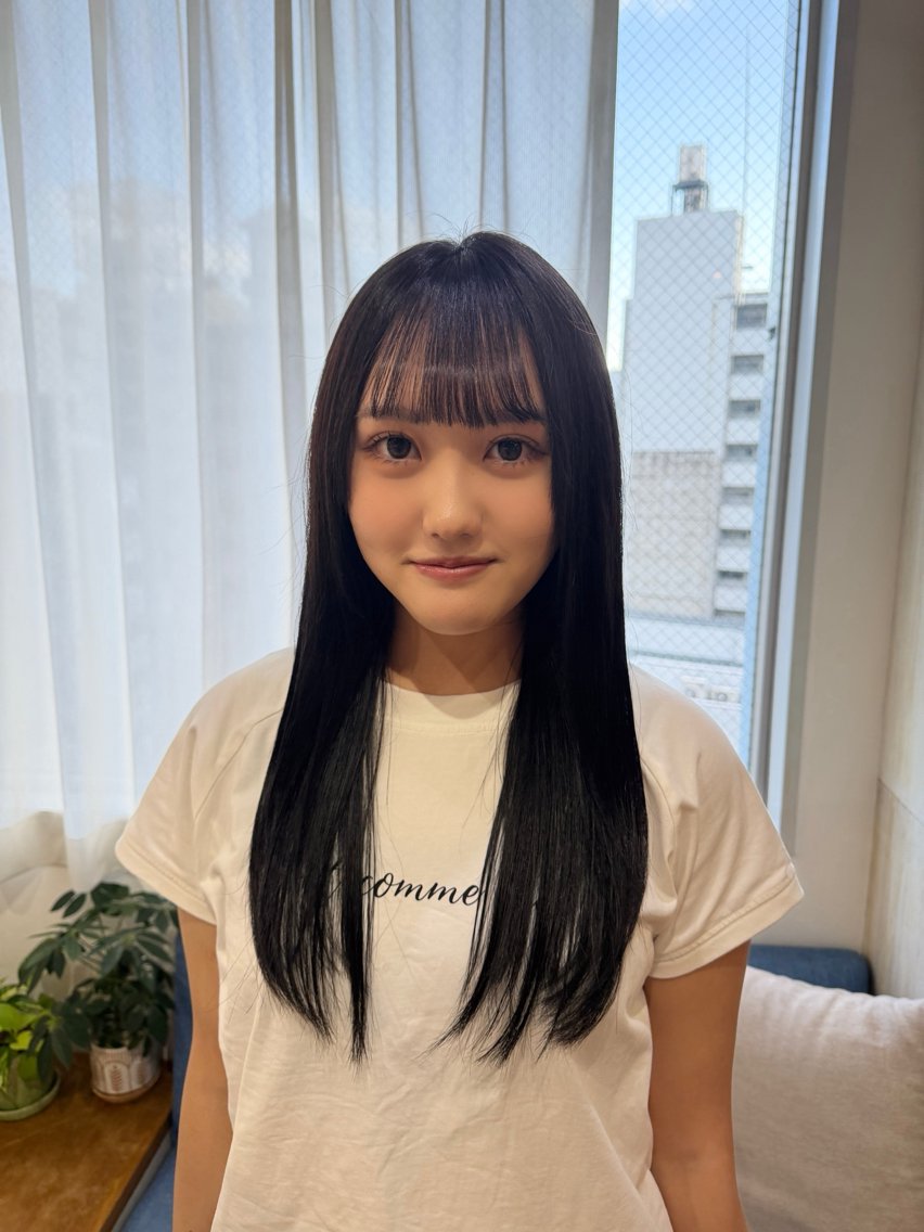 ロング カラー カット ヘアカラー トリートメント ヘッドスパ RENA｜ 可愛いヘアカラーのヘアスタイル