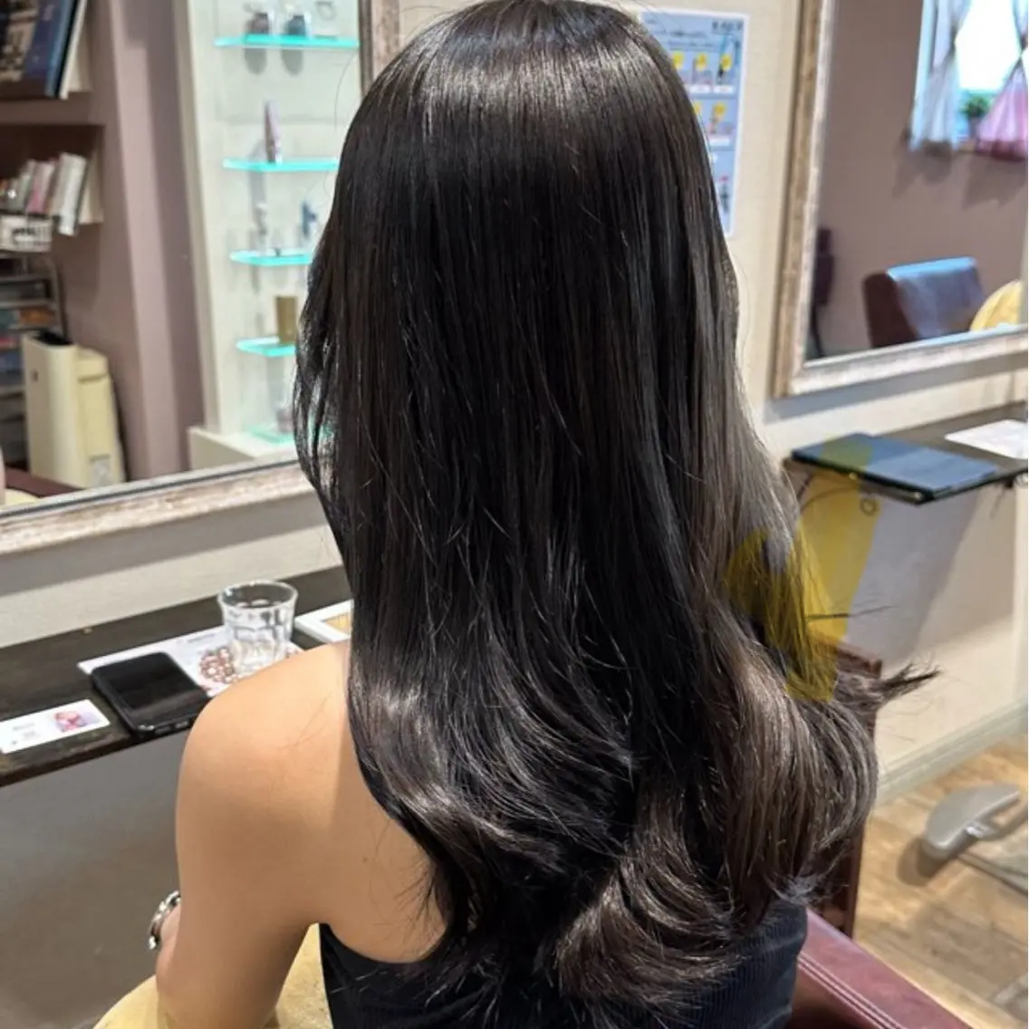 ロング カラー 柔らかいbeige ¦韓国¦🩰マユ🩰のヘアスタイル