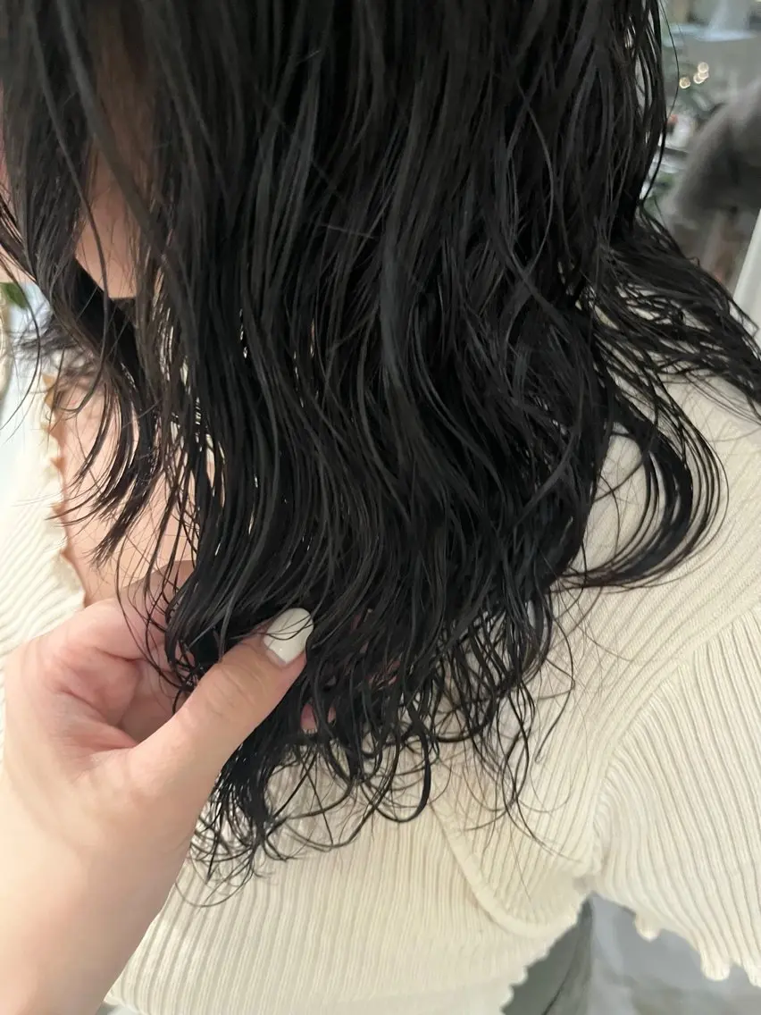 ミディアム ヘアカラー 髙林 優衣のヘアスタイル
