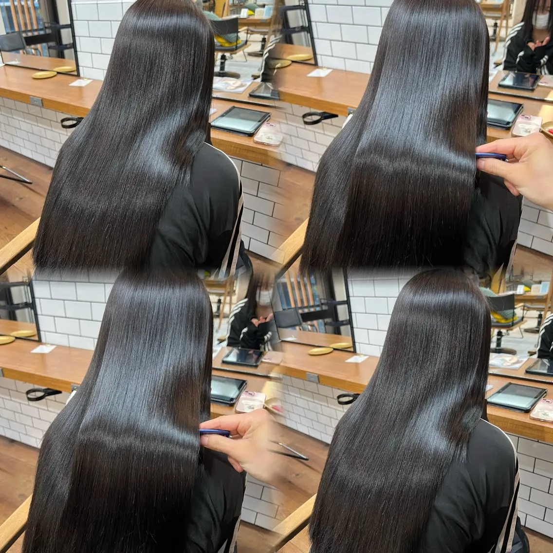 ロング カット 縮毛矯正 トリートメント 全店売上No.1🏆 ✨深江裕稀のヘアスタイル