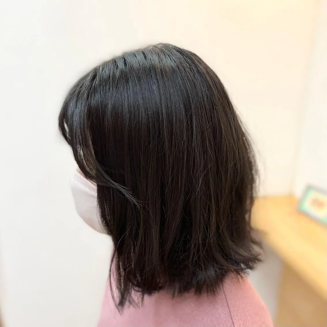ミディアム 外ハネヘア 冨田 豊のヘアスタイル