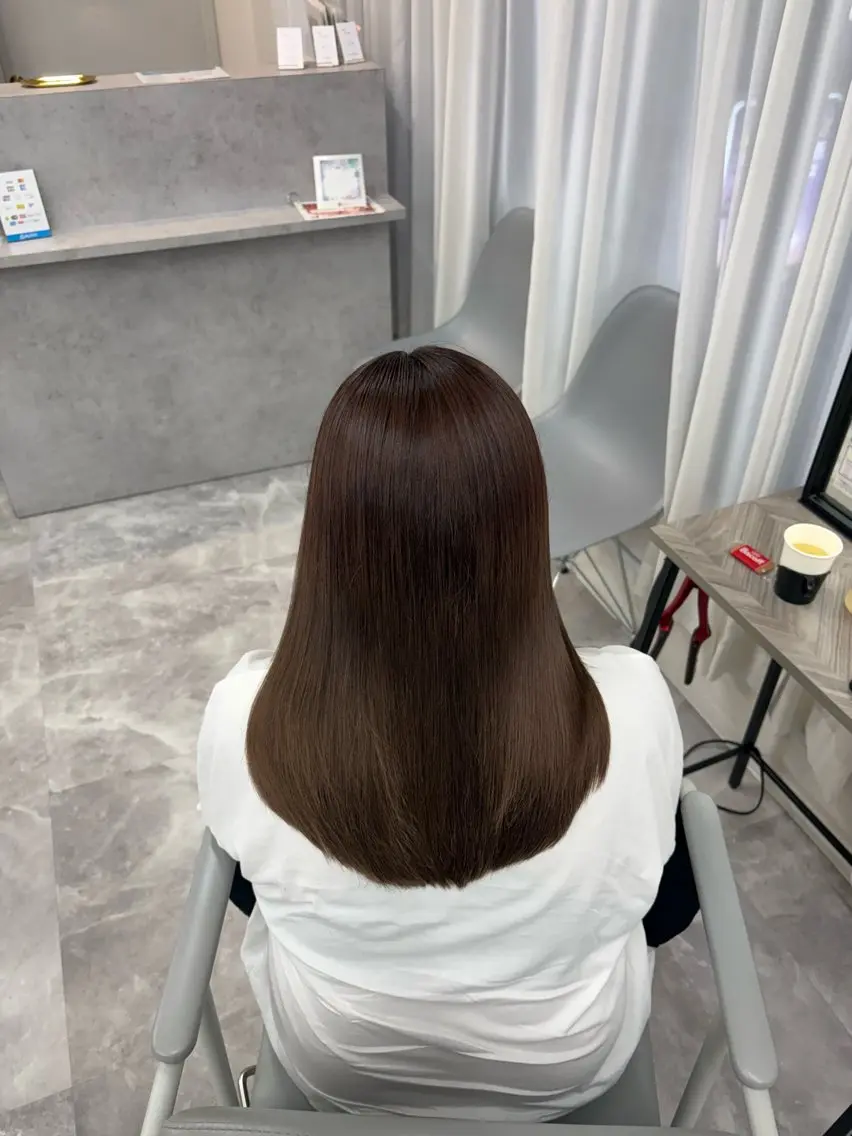 ミディアム カラー 髪質改善 トリートメント ヘアカラー トリートメント 髪質改善Acero. shoyaのヘアスタイル