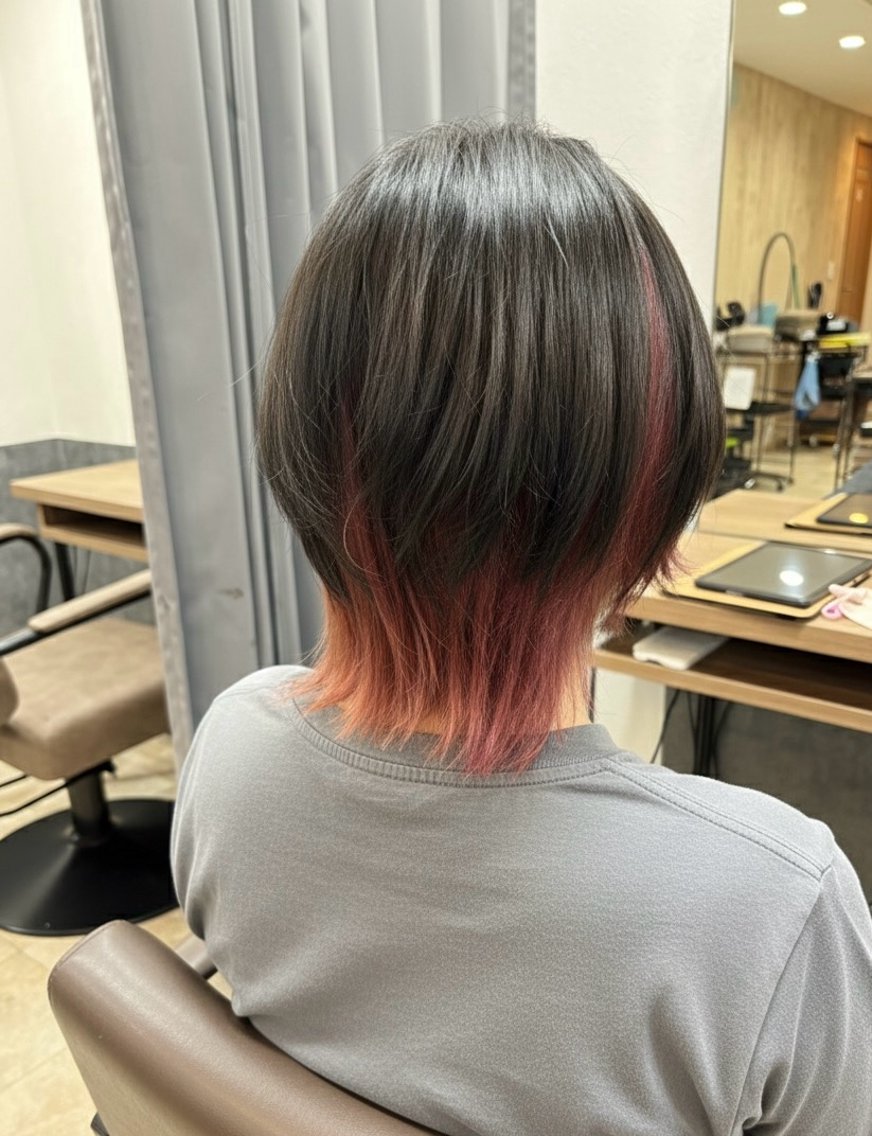 カット＋カラー＋インナーカラー　¥5000の写真
