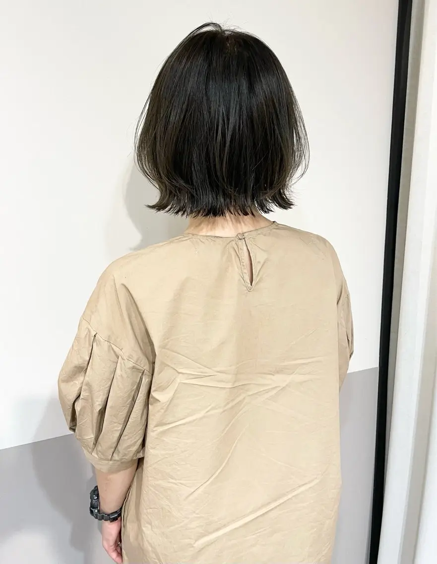 ショート カラー ヘアアレンジ カット ヘアカラー トリートメント ボブ/ミニボブ/ 立河今日子のヘアスタイル