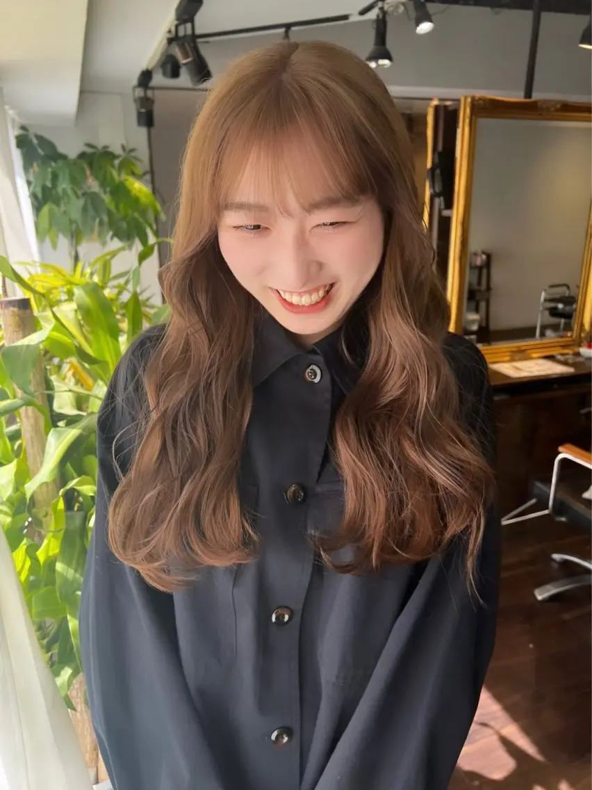 ロング カラー ブリーチ ケアブリーチ 透明感カラー デザインカラー ダブルカラー ハイトーン/ボブ 🎀sonokaのヘアスタイル