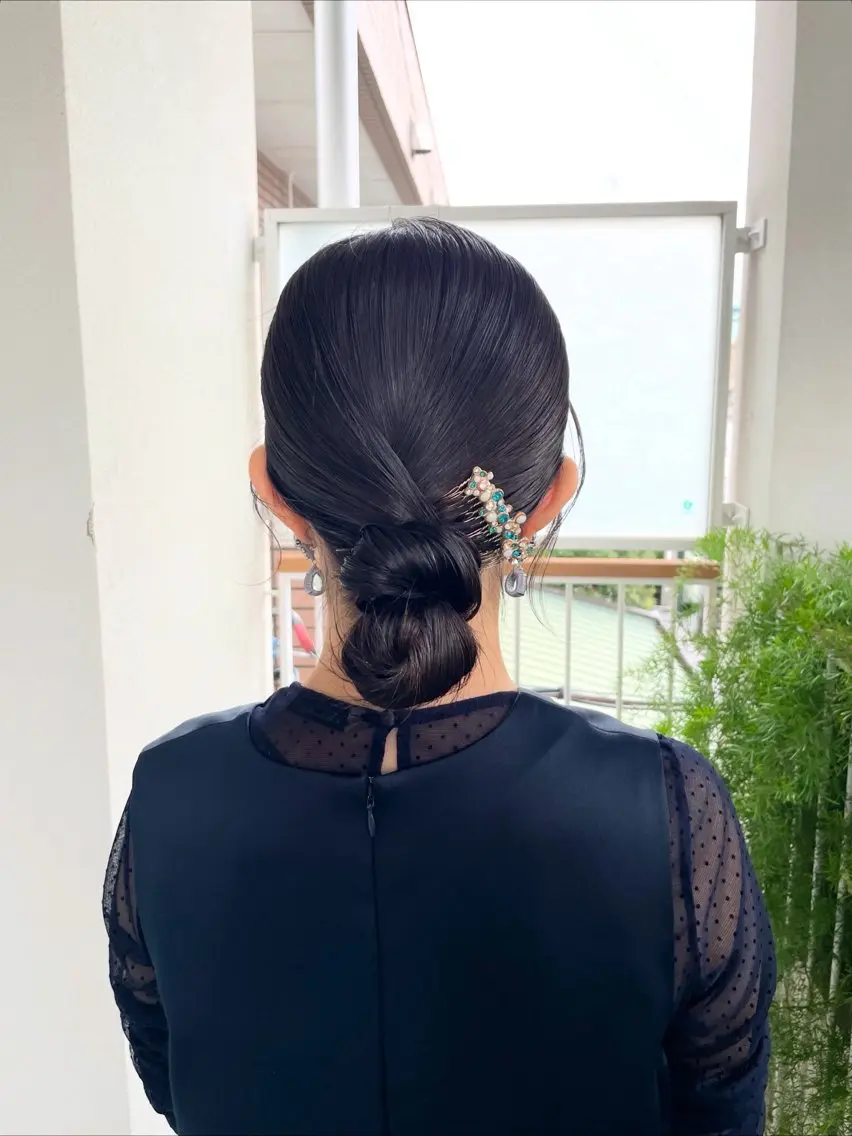 ヘアアレンジ ヘアセット メンズモテパーマ💙 fuwaのヘアスタイル