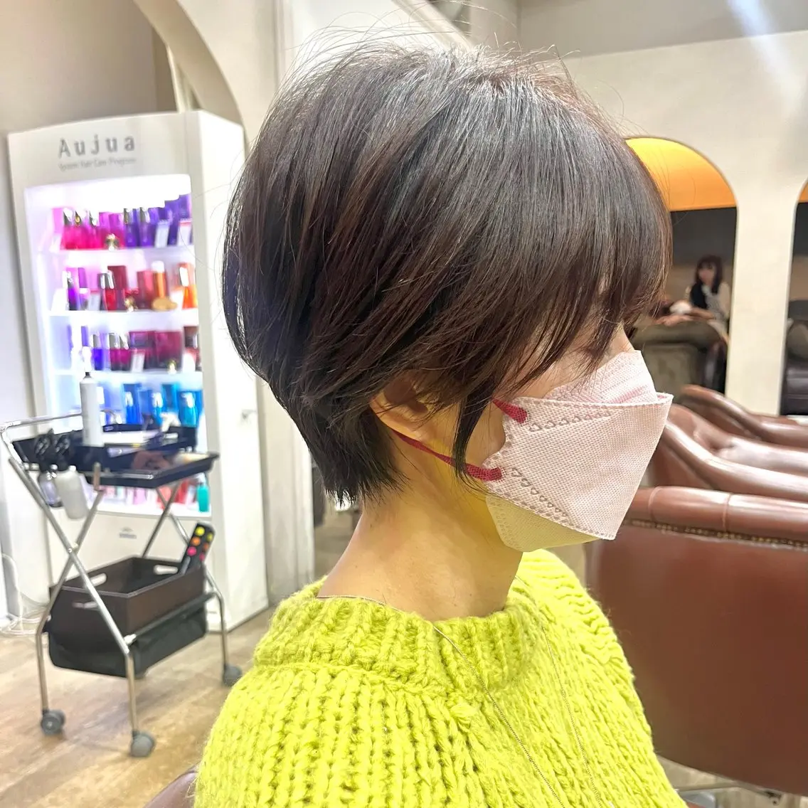 ショート カラー ミセス ショートヘア 白髪ぼかし/ショート 福原ないとのヘアスタイル