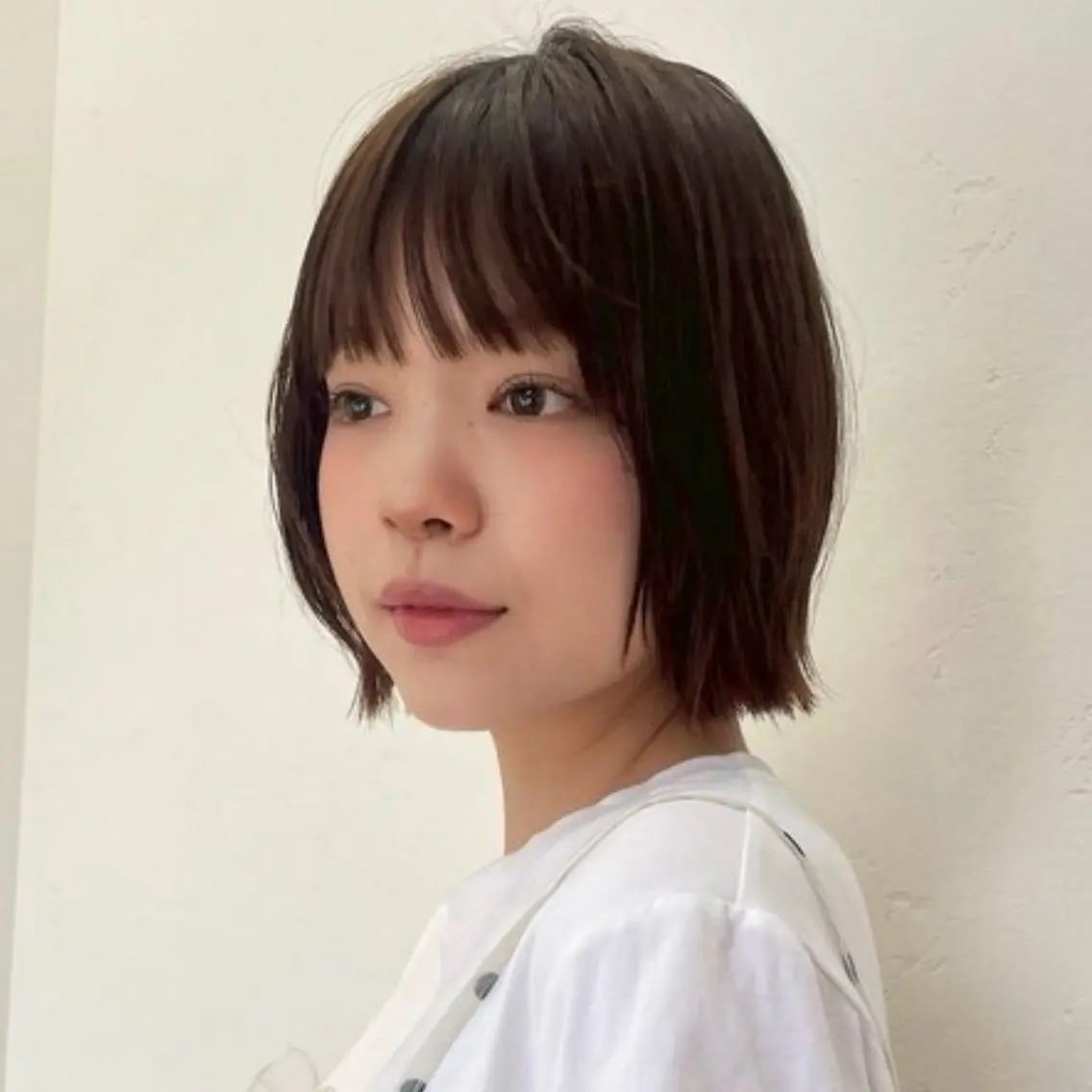 ミディアム カラー カット ヘアカラー トリートメント レイヤー/暖色カラー 🎀はるのヘアスタイル
