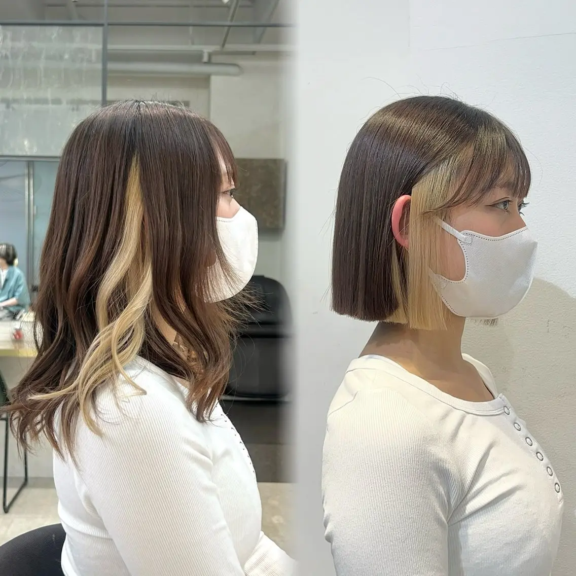 ショート カット 🎀ミディアムボブ/ 縮毛矯正/ひかりのヘアスタイル