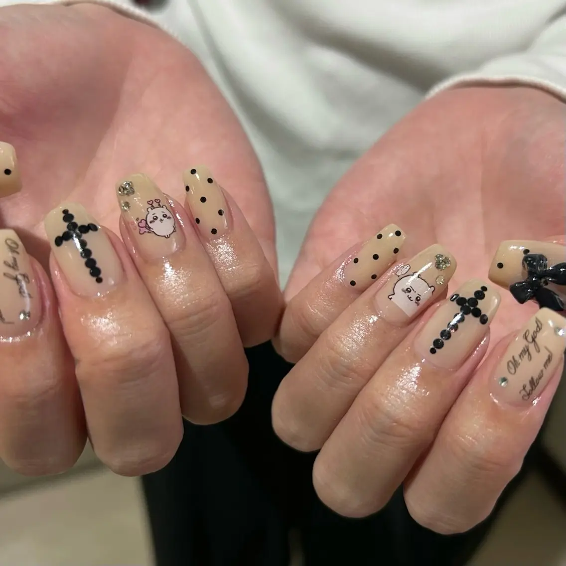 ネイル ハンドネイル パラあり！フィルイン 美フォルムのネイルデザイン