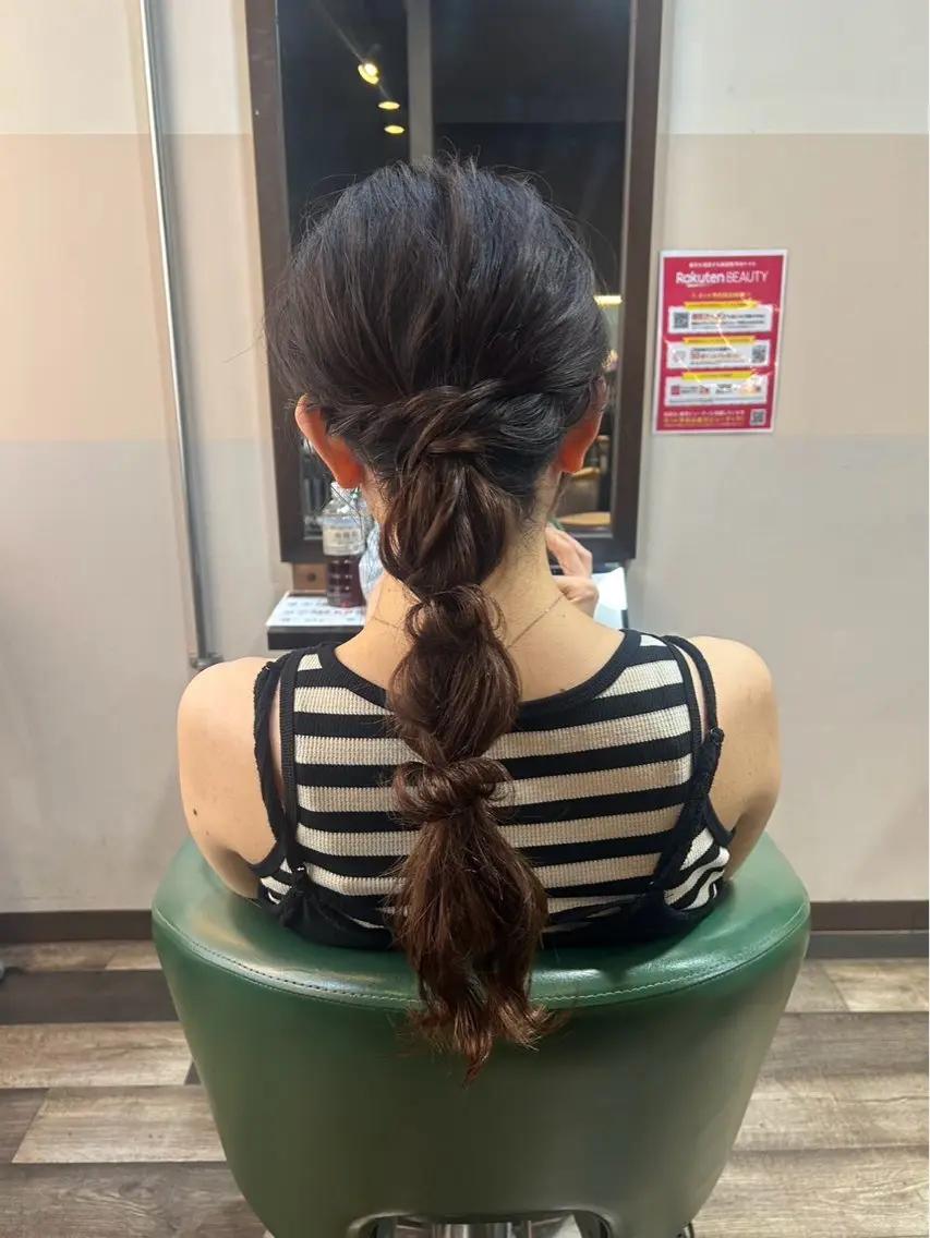 ヘアアレンジ 筑紫野美容師 すずのヘアスタイル