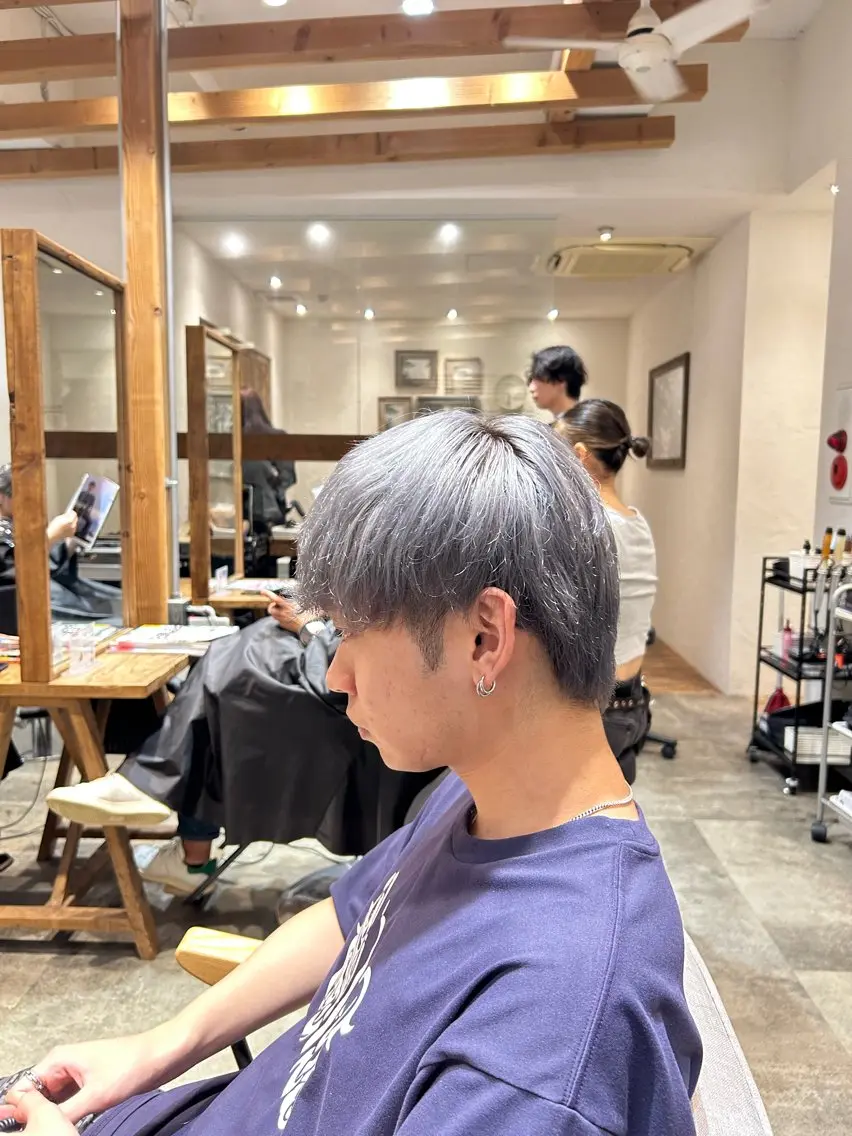 メンズ カット ヘアカラー 三浦 翔太のヘアスタイル