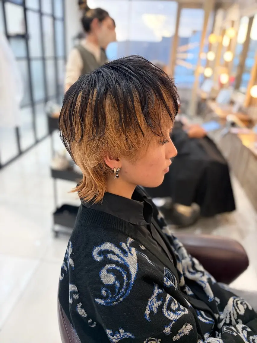 ショート カット メンズパーマ/ウルフ /似合わせカット滉一のヘアスタイル