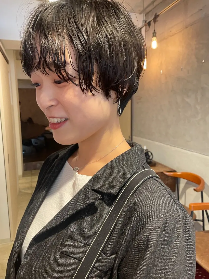 ショート カット パーマ トリートメント ayane⭐️ボブ・ ショート・パーマのヘアスタイル