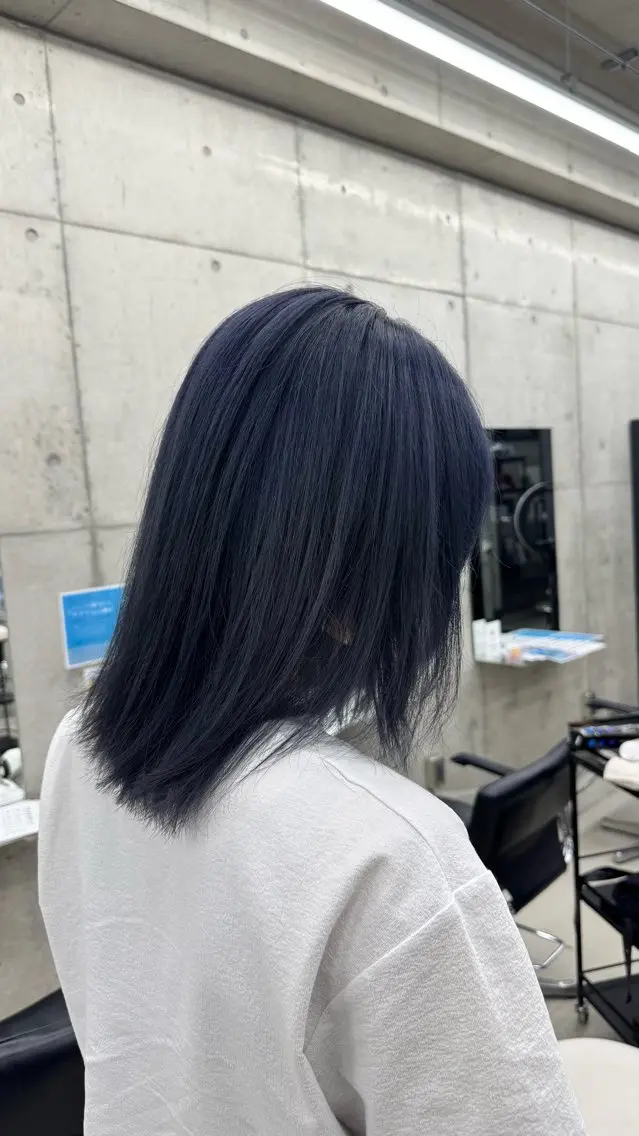 セミロング カラー ヘアカラー Kazuki/名古屋 ブリーチ/髪質改善のヘアスタイル
