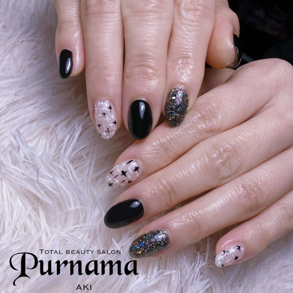ネイル ハンドネイル Purnama あきのネイルデザイン