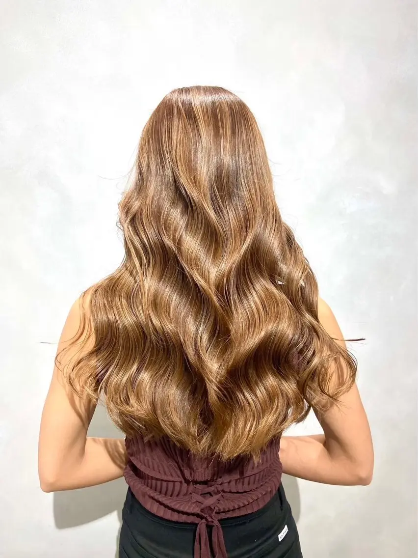 ロング カラー カット ヘアカラー 松戸レイヤーカット 塚原悠斗のヘアスタイル