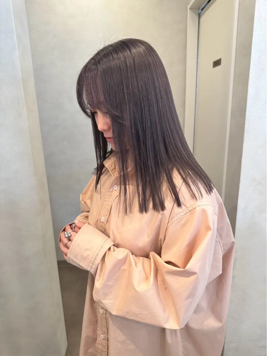 セミロング カラー ヘアカラー Lita./ sumireのヘアスタイル