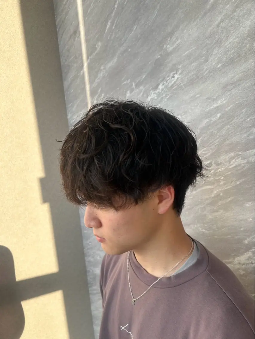 【無造作なのにキマる✨シャドウパーマ🌀+カット✂️】の写真