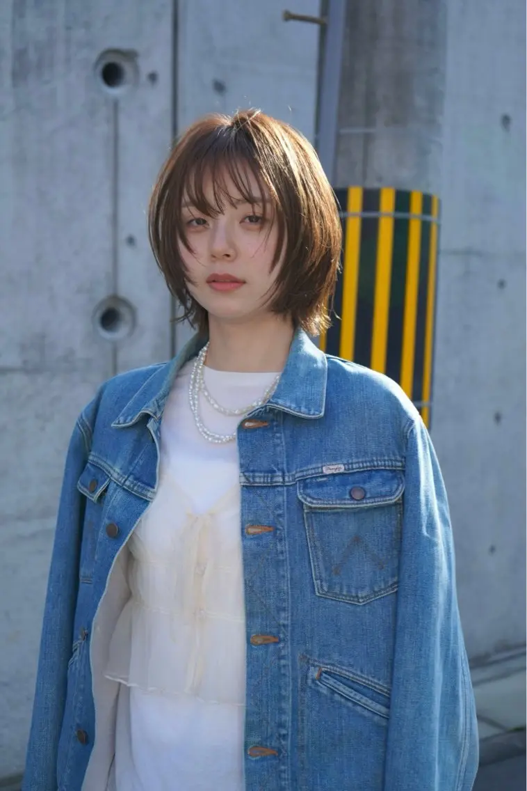 ミディアム ann/ 京都美容室のヘアスタイル