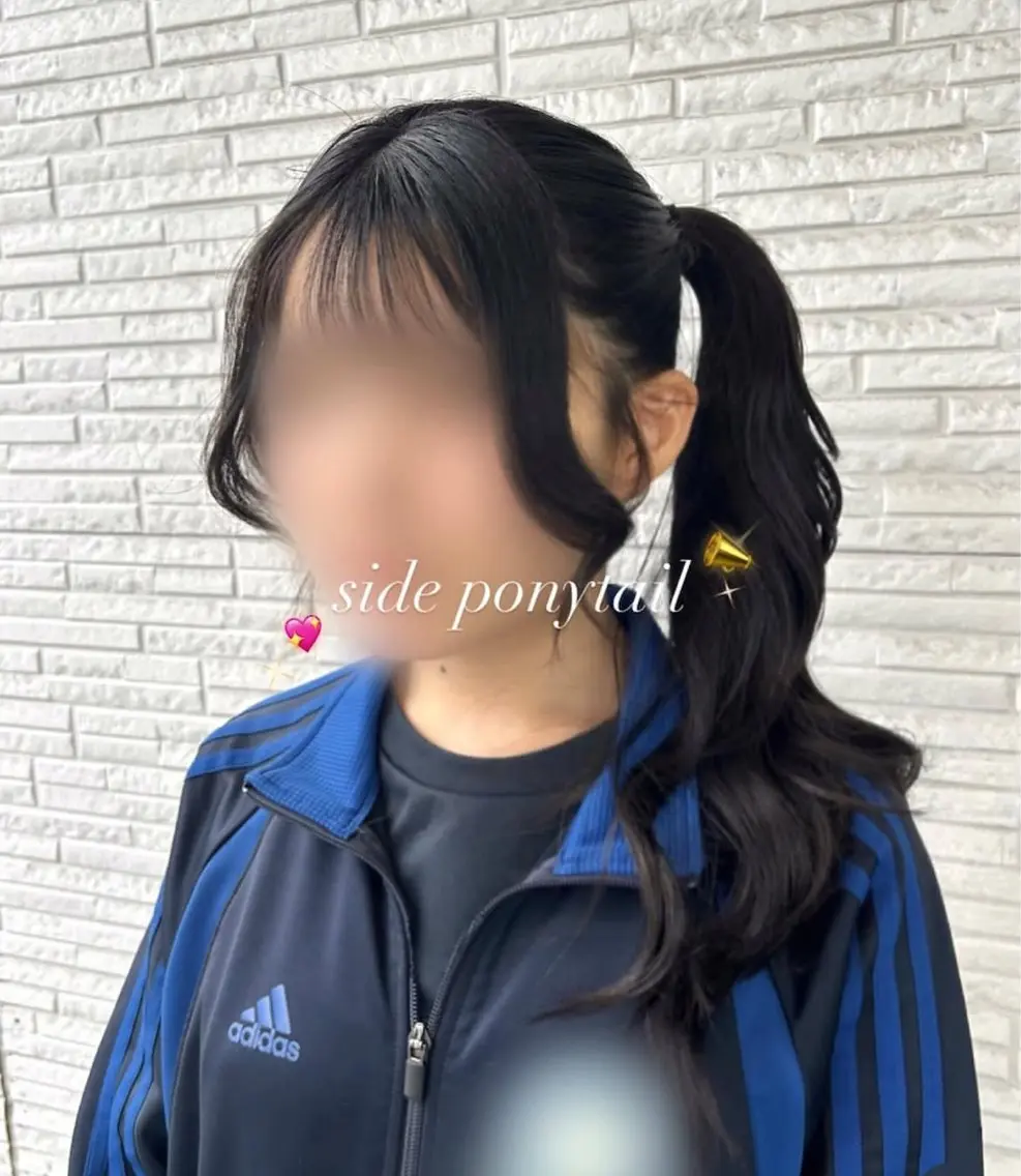 ヘアアレンジ ポニーテール 小野寺 日葵のヘアスタイル